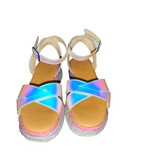 Girl platform sandals